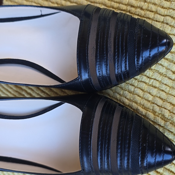 NINE WEST Black Leather Heels - Picture 10 of 10